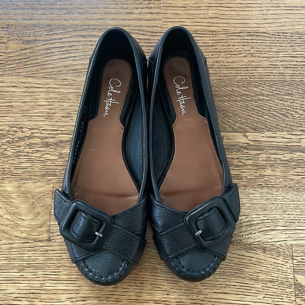 Cole Haan Ladies Loafers with Buckle Detail